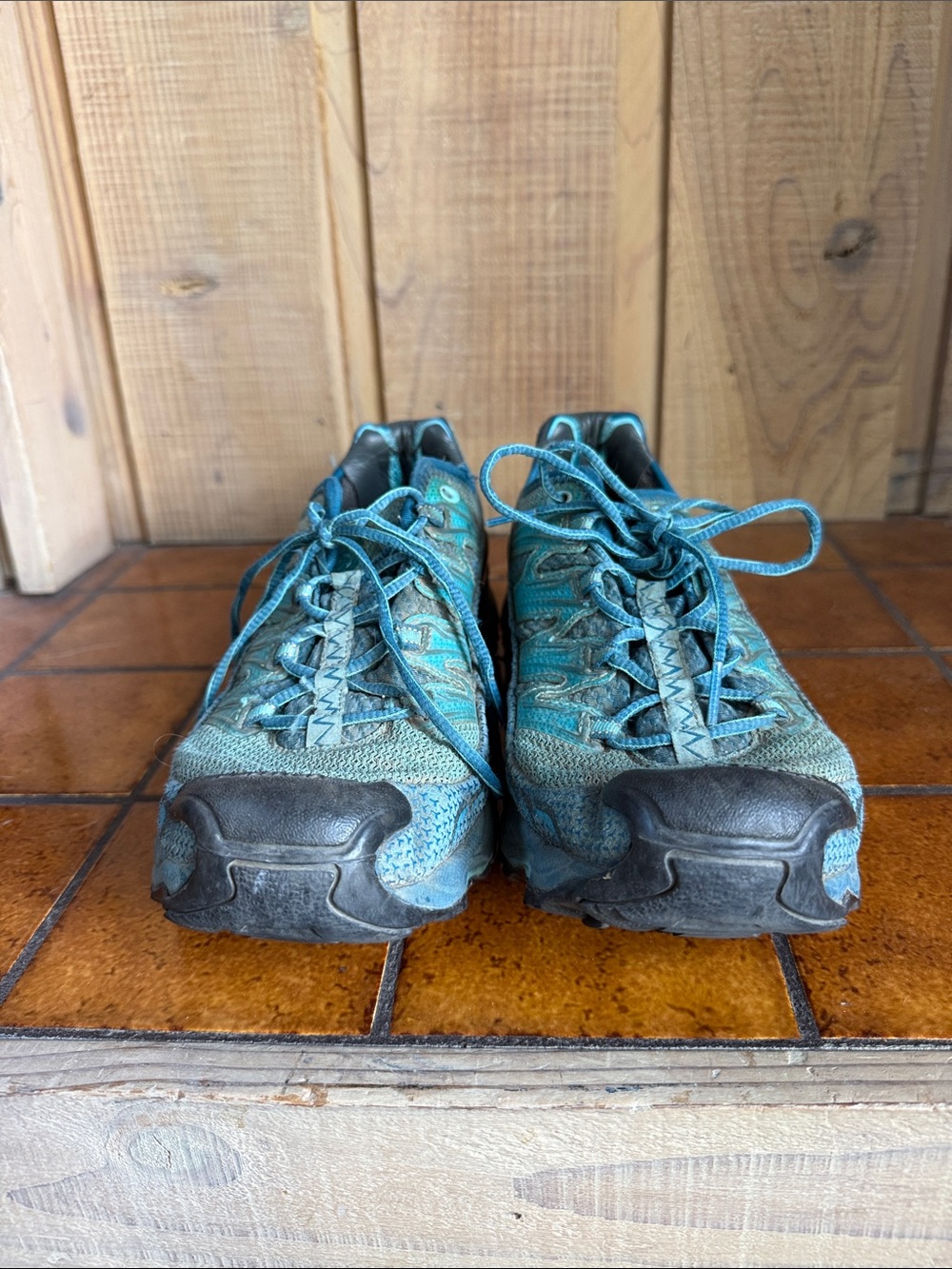 La Sportiva Teal Blue Trail Running Shoes